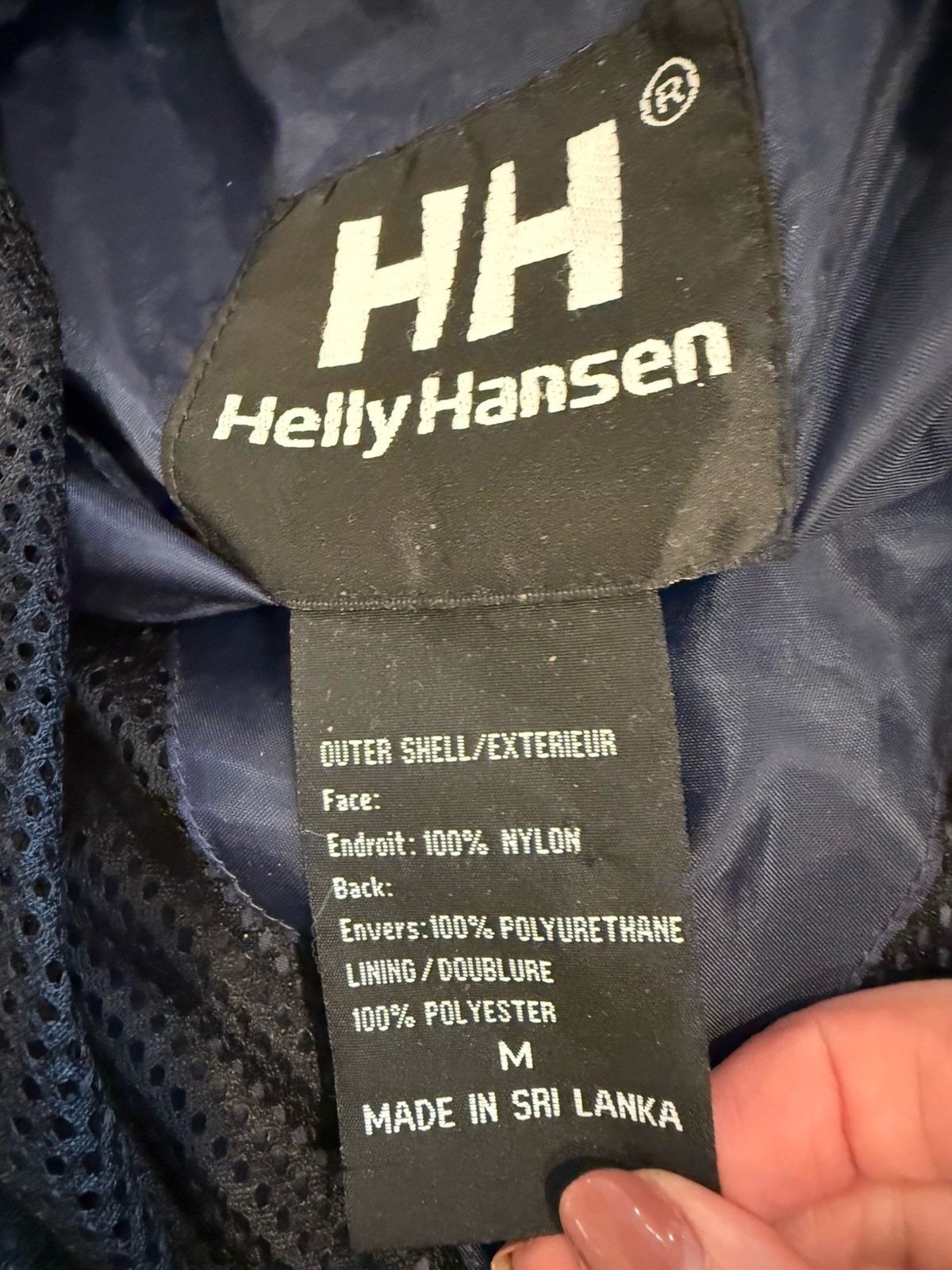Helly Hansen Packable Rain Jacket Windbreaker Siz… - image 12