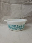 PYREX 474-B Amish Butterprint Blue on White 1 1/2 Quart Casserole Dish No Lid