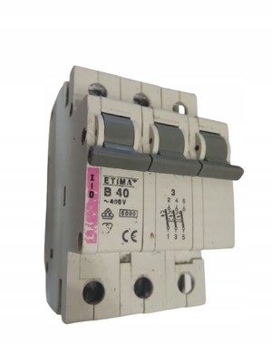 ETI Polam 002125720 Überstromschutzschalter B40 ETIMAT 3P