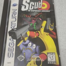 SegaSoft Scud: The Disposable Assassin Sega Saturn 1997 T-Teen Shooter NTSC-U/C