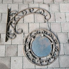 Großes Schmiedeeisen Ausleger Werbeschild Wandschild Geschäftsschild Ladenschild