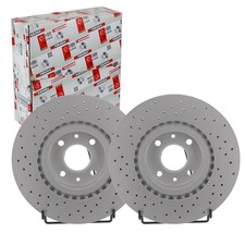 2x FERODO 284mm GELOCHTE BREMSSCHEIBEN VORNE passend für ABARTH 500 500C | DDF27