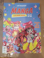Art Maker Manga Coloring Book By Hinkler PTY LTD Paperback
