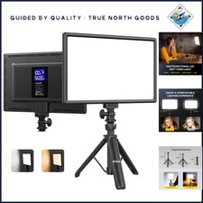 Rechargeable LED Video Light with Adjustable Brightness and Color Temperature
