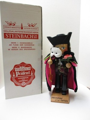 Steinbach Phantom of the Opera Nutcracker w/ Original Box S902 Germany 16'' Tall