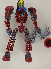 Lego Bionicle 8601 Toa Metru Vakama - Complete With Canister, Disk And Manual 