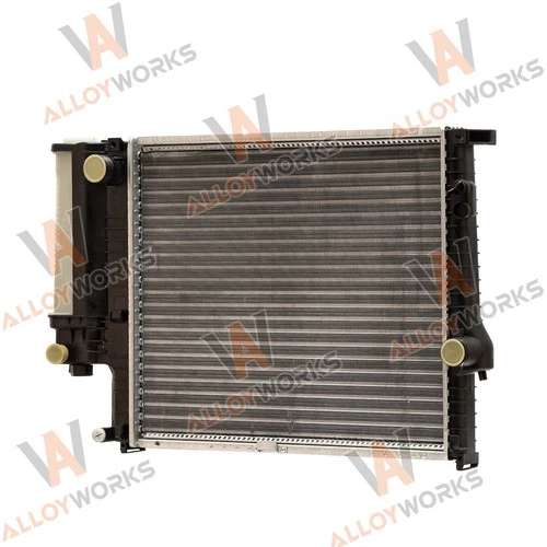 Aluminum Core Radiator Engine Cooling Fits 1995-03 BMW 5 E39 520i 523i 528i - Foto 3 di 7