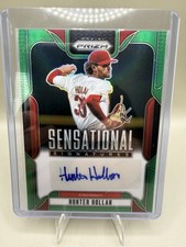 2025 panini Signatures Hunter Hollan, Hunter Hollan #SS-HH Green Prizm (AU, RC)