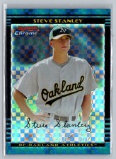 2002 Bowman Draft & Prospects #BDP67 Steve Stanley Chrome X-Fractors #150/150 2002 Bowman Draft & Prospects #BDP67 Steve Stanley Chrome X-Fractors #150/150