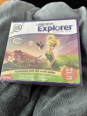 Disney TINKER BELL & THE LOST TREASURE game cartridge for LEAP FROG EXPLORER