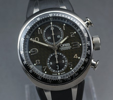 Limitierte [Exc+5] ORIS Williams TT3 Chronograph 7587 Schwarz Automatik...