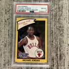 1990 Michael Jordan Kenner 1984 Starting Lineup Yellow PSA 8