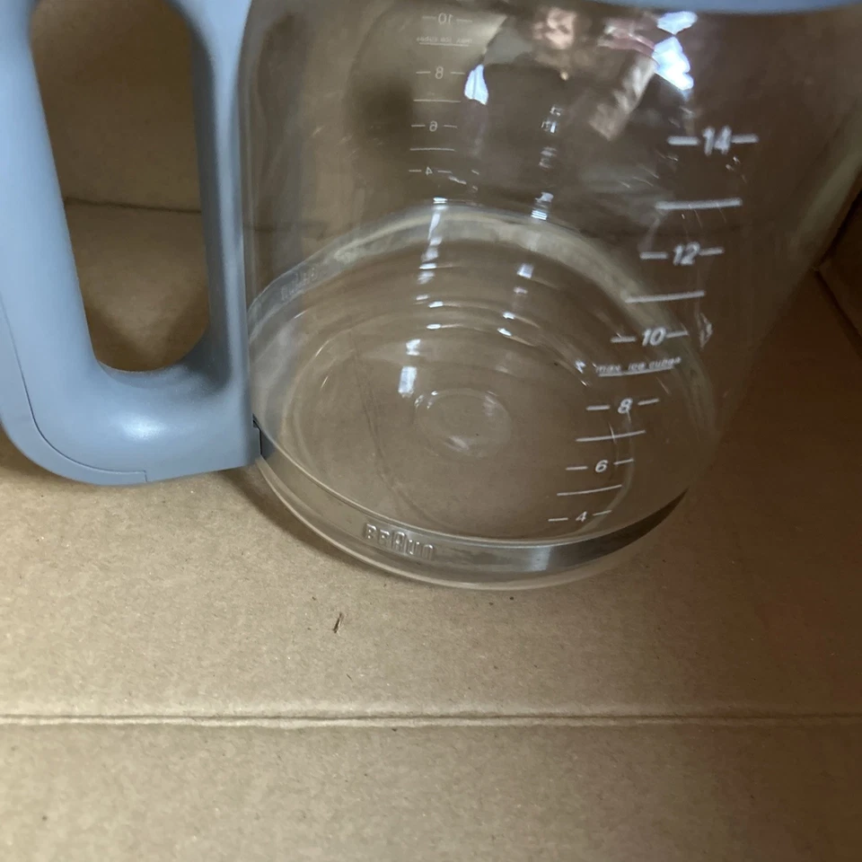 Braun KF5650BK & KF5350BK Coffee Maker 14 cup Glass Replacement Carafe - Image 4 of 4