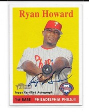 Ryan Howard Cards, Rookie Cards and Autographed Memorabilia Guide 17