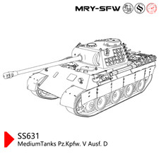 SSMODEL SS48631 1/48 Military Model Kit Germany MediumTanks Pz.Kpfw. V Ausf. D