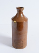 Antique 1800s English Stoneware P&J Arnold ink bottle Denby Pottery. Kintsugi