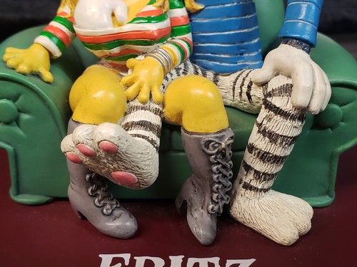 R. CRUMB FRITZ THE CAT LITTLE BIG A STATUE RANDY BOWEN NUMBERED W/ BOX READ - Picture 11 of 24