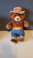 Vintage 12" Smokey The Bear Plush Stuffed Animal Toy Figure Three Bears Inc.