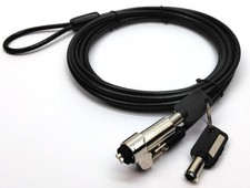 Universal POS Computer Standard Security Cable Keyed Anti-Theft 10FT TS-K65035