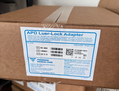 APD Luer Lock Adapter #050-95018 - 30 Count Fresenius Medical Care