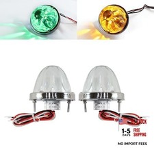 Watermelon Lights, 2Pcs Dual Color LED Turn Signal Marker Lights Amber Green