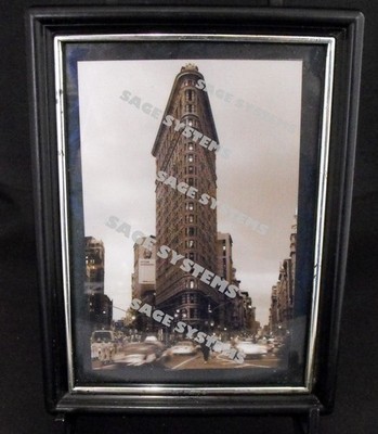 Antique Photo of  New York's Iconic Landmark Flat Iron Building