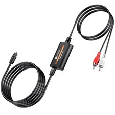 Digital To Analog Audio Converter,Optical To DAC Converter,Spdif To Rca,192KHZ