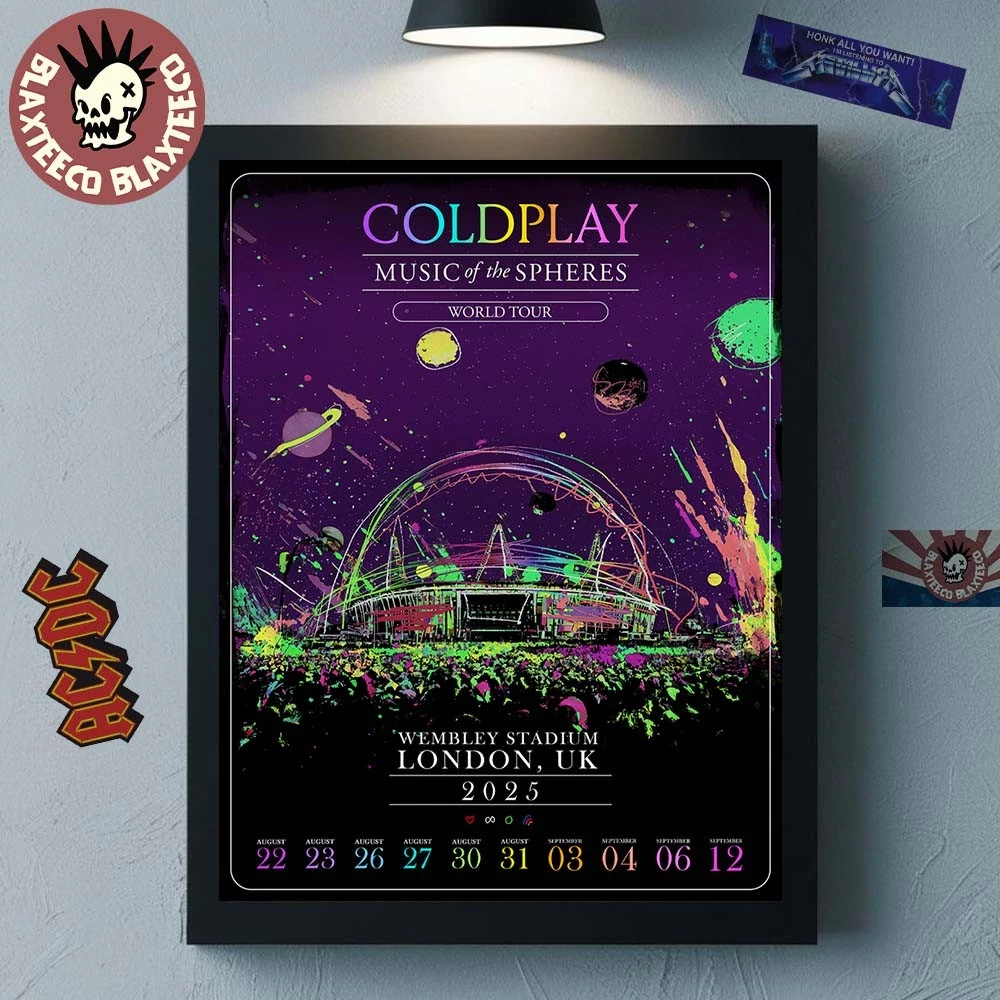Coldplay Poster In Art Posters for sale | eBay