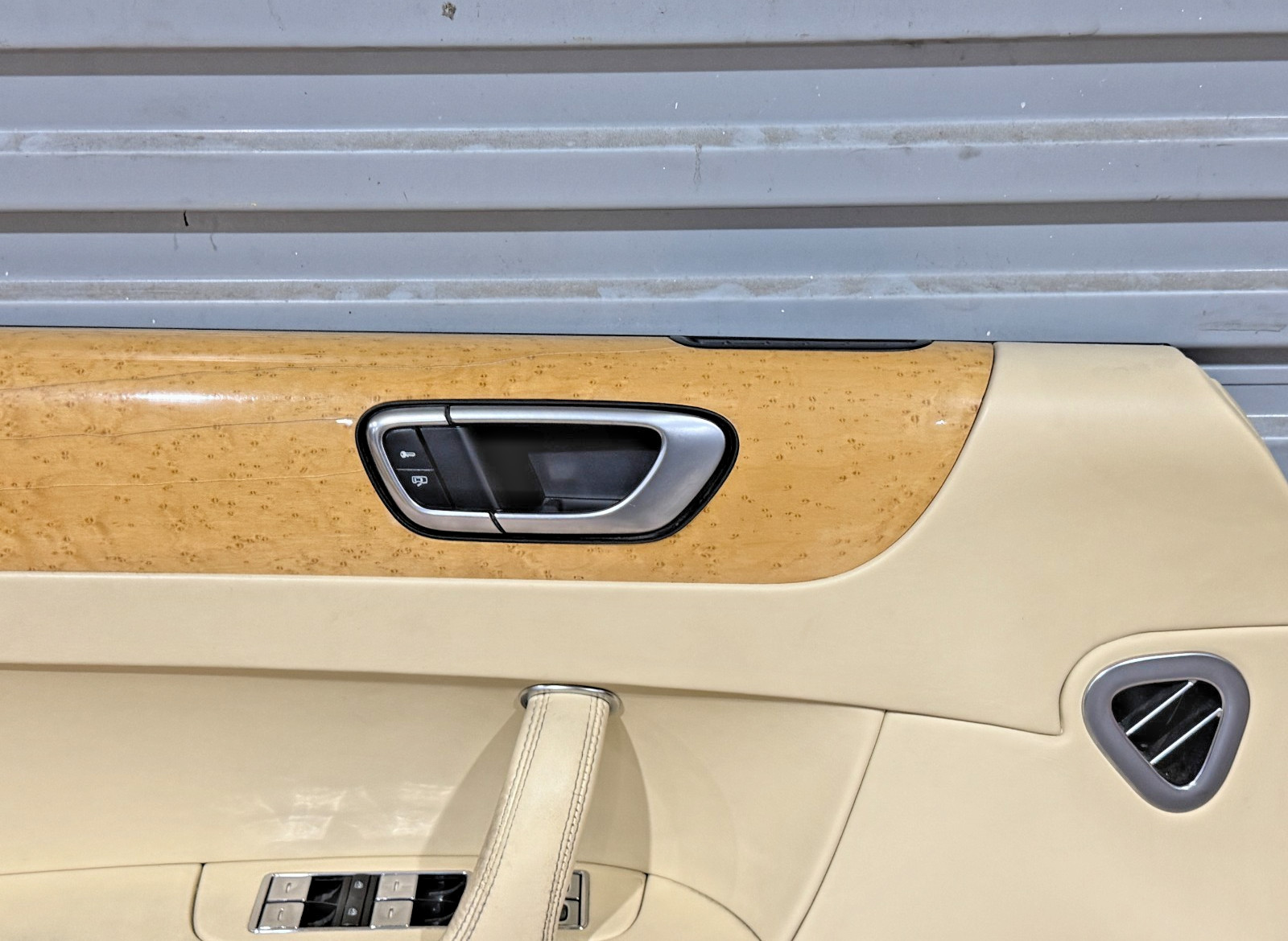 06-12 Bentley Continental Flying Spur Front Left Driver Door Panel Trim PO43 OEM