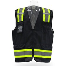 Lightweight Work Vest with Multiple Pockets Durable Job Site Workwear