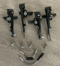 TEKTRO V-BRAKES FRONT AND REAR BLACK WITH NOODLES AND BOOTS