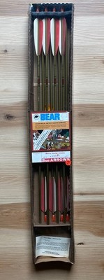 Vintage Fred Bear Archery Metric Hunter Arrows 29  Traditional Recurve Bows NOS