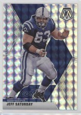 2020 Panini Mosaic Mosaic Prizm Jeff Saturday #96 06t1