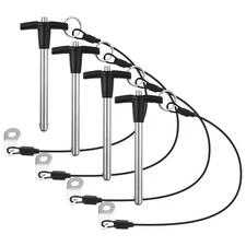 4 Pack T Handle Quick Release Pin 5/16 Inch Diameter304 Stainless Steel Ball ...