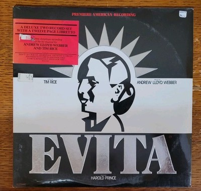 Andrew Lloyd Webber  Evita Soundtrack  2 LP Vinyl Set 1979 NEW SEALED