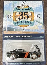 Hot Wheels Collectors Convention 2021 Custom '72 Datsun 240Z Black/Orange 1:64
