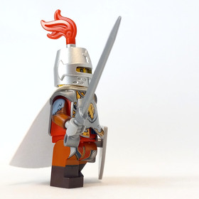 LEGO Castle Lion Paladin Knight Minifigure CMF 71047 Kingdoms 7947 D&D 10223