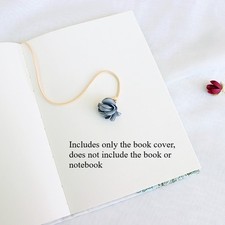 1x A5 A6 Handmade Arabian Floral Fabric Book Cover for Notebook Adjustable Gift