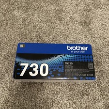 Brother TN730 Genuine Standard Yield Toner Cartridge Black New/Sealed