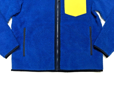 Polo Ralph Lauren VTG 90s Retro Ski 92 Sherpa Fur Fleece Jacket Hi