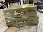 Vintage Hartmann Luggage Set Of 2  Belting Leather Suitcases NO Key — photo 1
