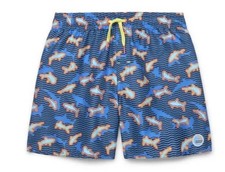 Laguna Swim Boys Shark Swim Trunks Size S/CH 8 Blue NEW NWT