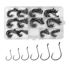 High Carbon Steel Fishing Hook Saltwater or Freshwater Strong Octopus Fish Hook
