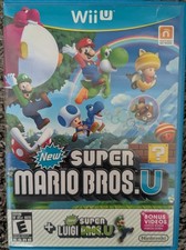 Super Mario Bros. U + New Super Luigi U (Wii U 2013) Excellent +BONUS VIDEOS