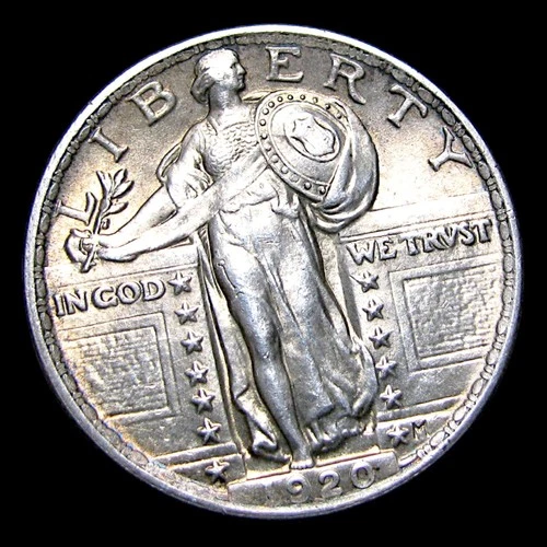 1920 Standing Liberty Quarter Silver ---- Gem BU Stunning Coin --- #752M