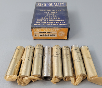 #ad #ad Set Of 8 NOS 1937 1942 FORD V8 85 HP PISTON PINS King Parts W9347 .003 $29.99