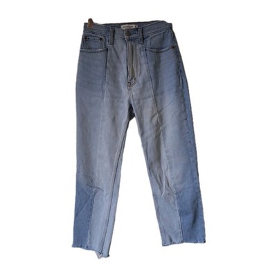 Abercrombie Curve Love Ultra High Rise Ankle Jeans Minimalist Women 26 Short