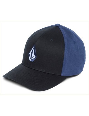 Volcom Full Stone Flexfit Curved Peak Cap Navy Herren