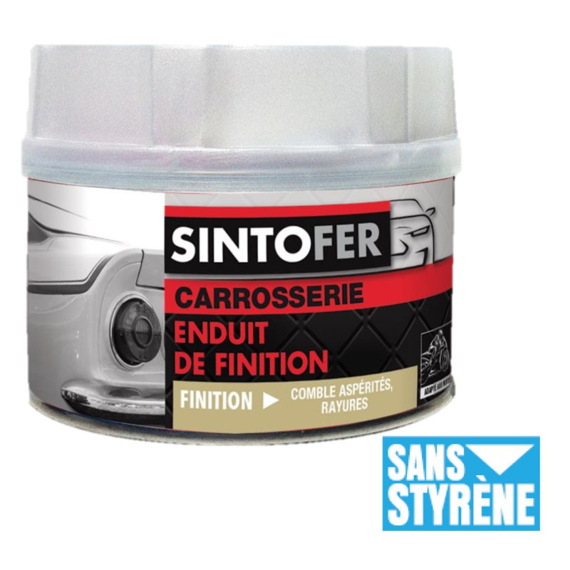 Enduit de finition carrosserie SINTO formule fine 400G haute précision
