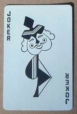JOKER-Deco Jester Made of the Suits Clubs etc-Swap Playing Card-Back: RP Flowers